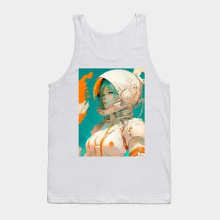 Astronaut girl Tank Top